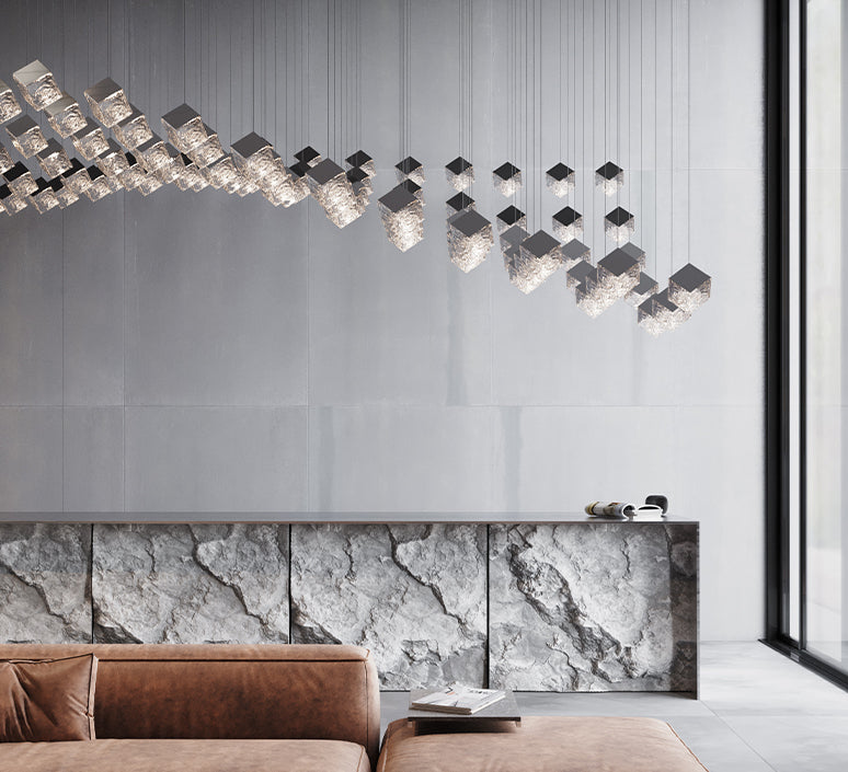 Pendant Lamp - 10301P/12 Gold + Clear D800 G9*12