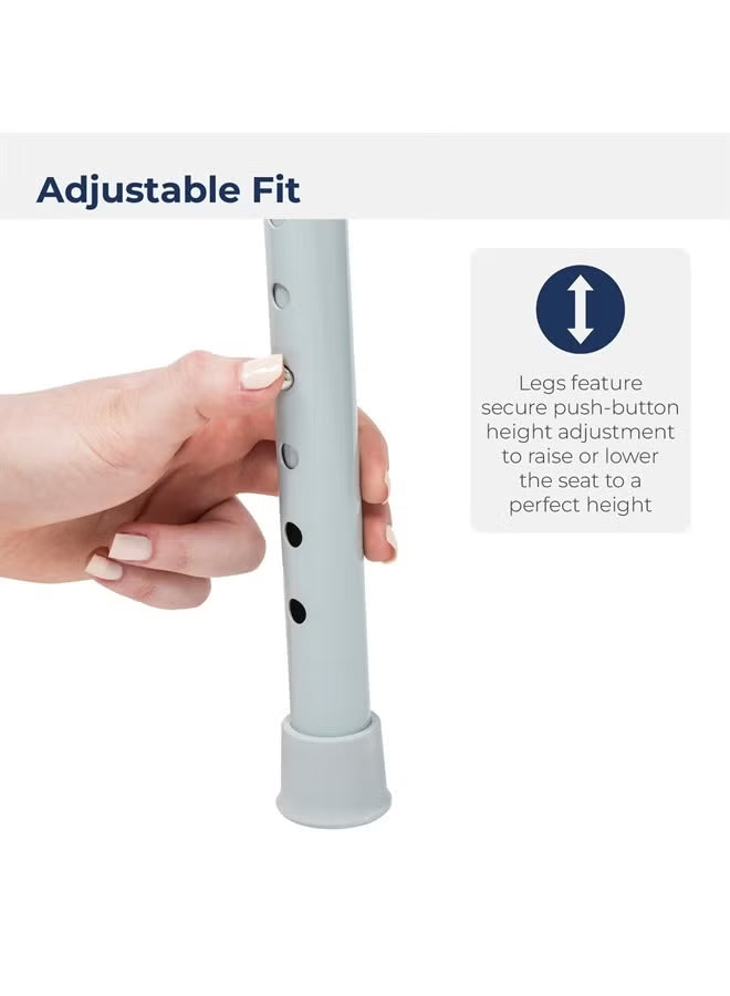 11148-1 Folding Steel Bedside Commode Chair