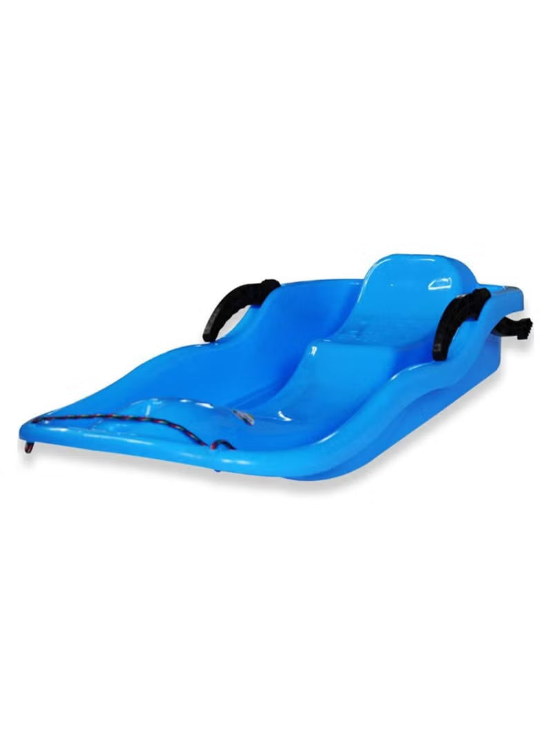 Skim Board Medium Blue – Plastic Sand & Snow Board with Rope