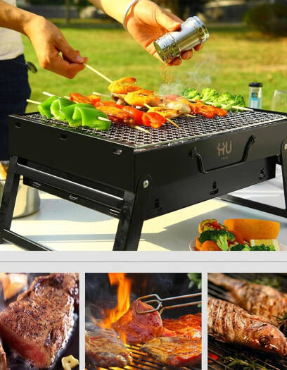 Barbecue Fiesta Portable Barbecue Stand HTO-1023 – Compact & Portable BBQ Grill Stand