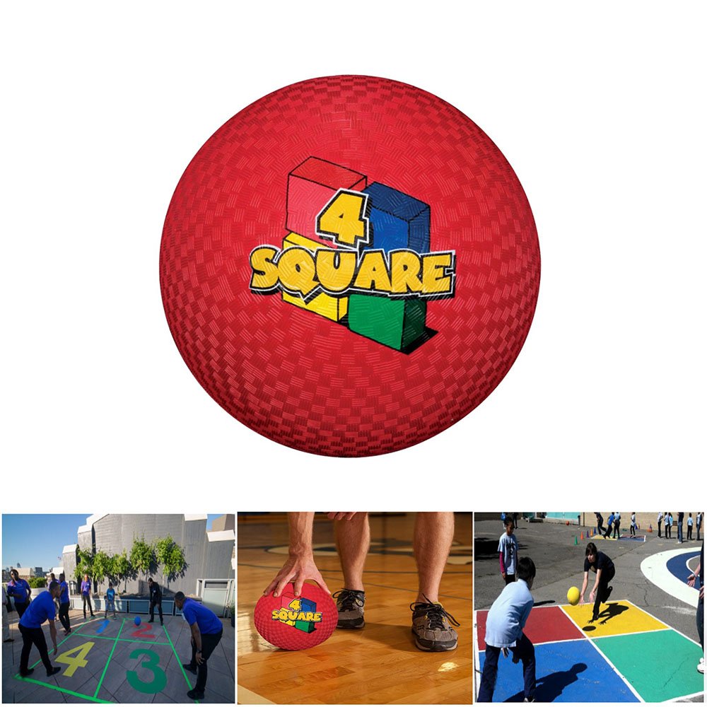 4-square Playground Rubber Ball