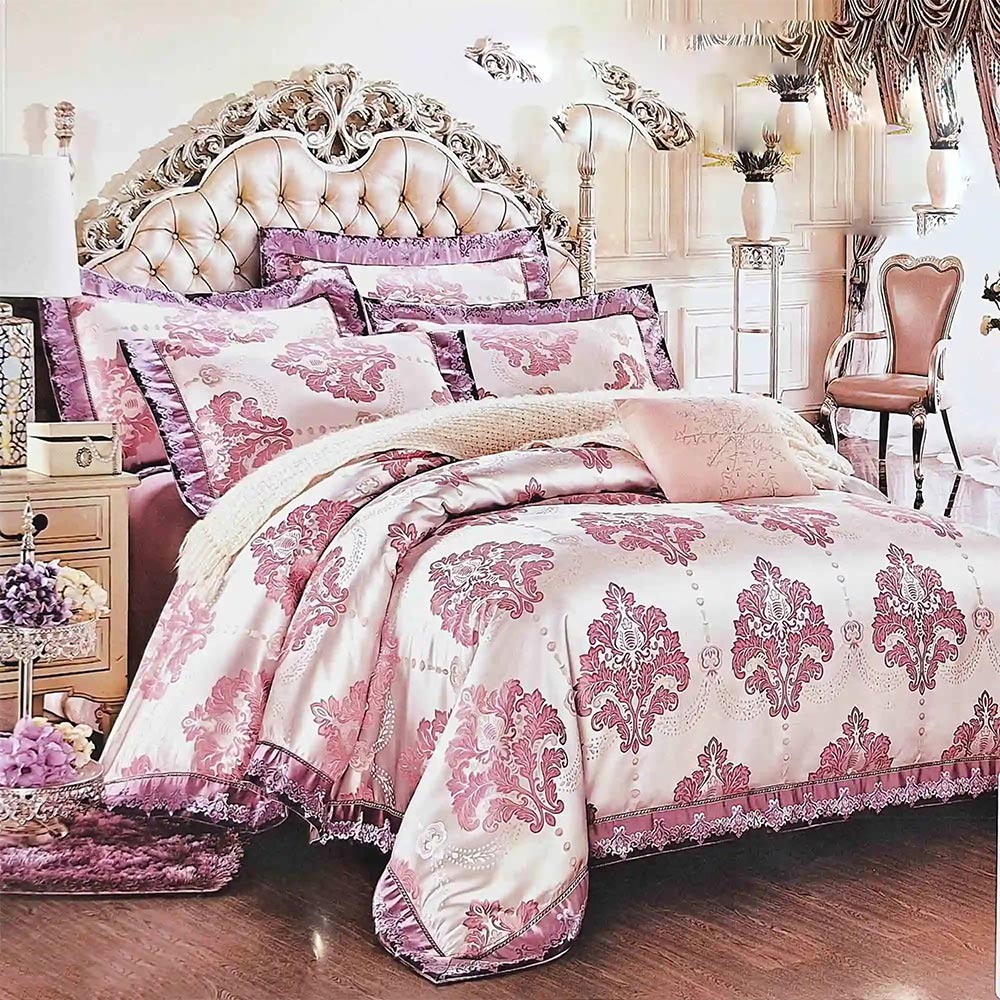 4 Pieces Set Comforter With Bedsheet