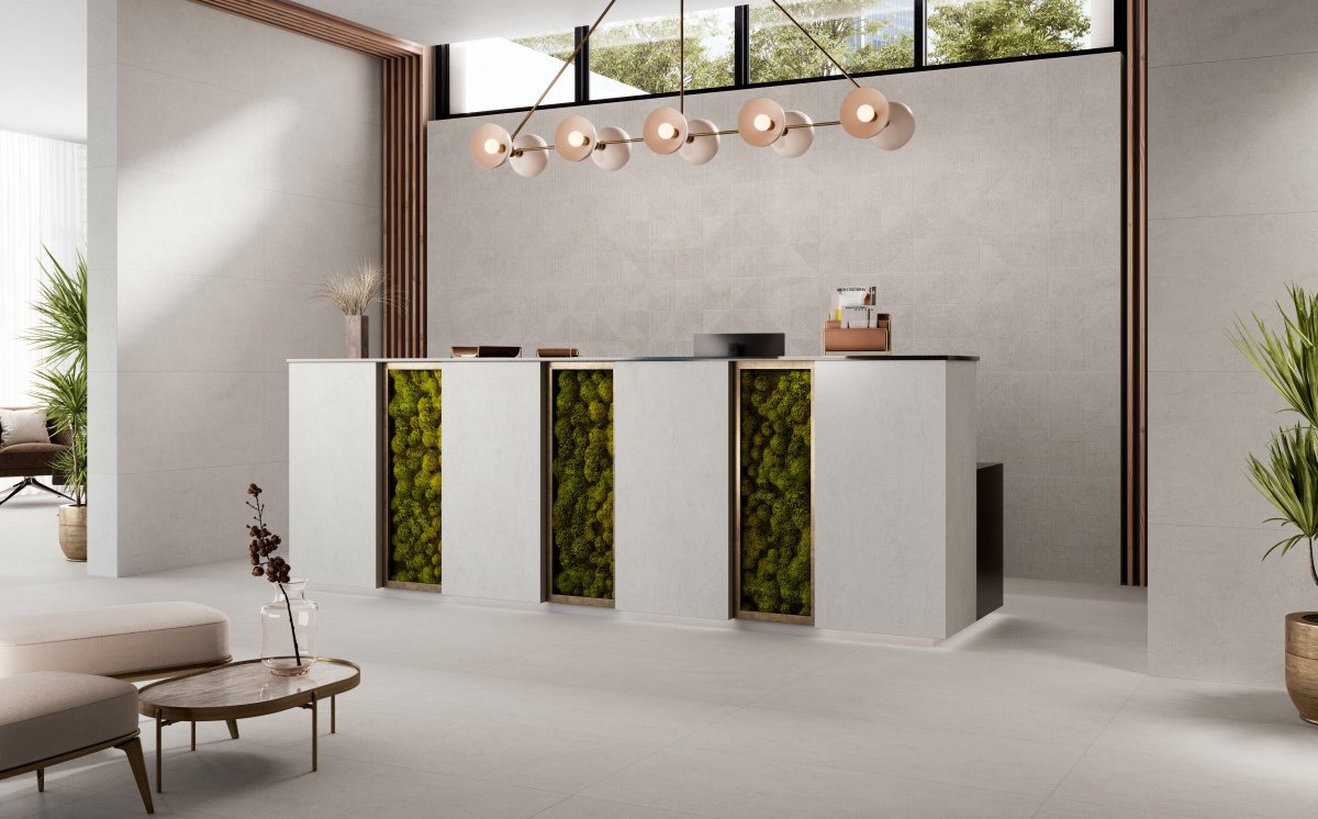 Hudson White Rect Matt 595×1192 Tile