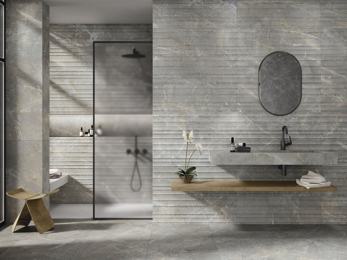 Tile-Augustus Grey Nat Rec