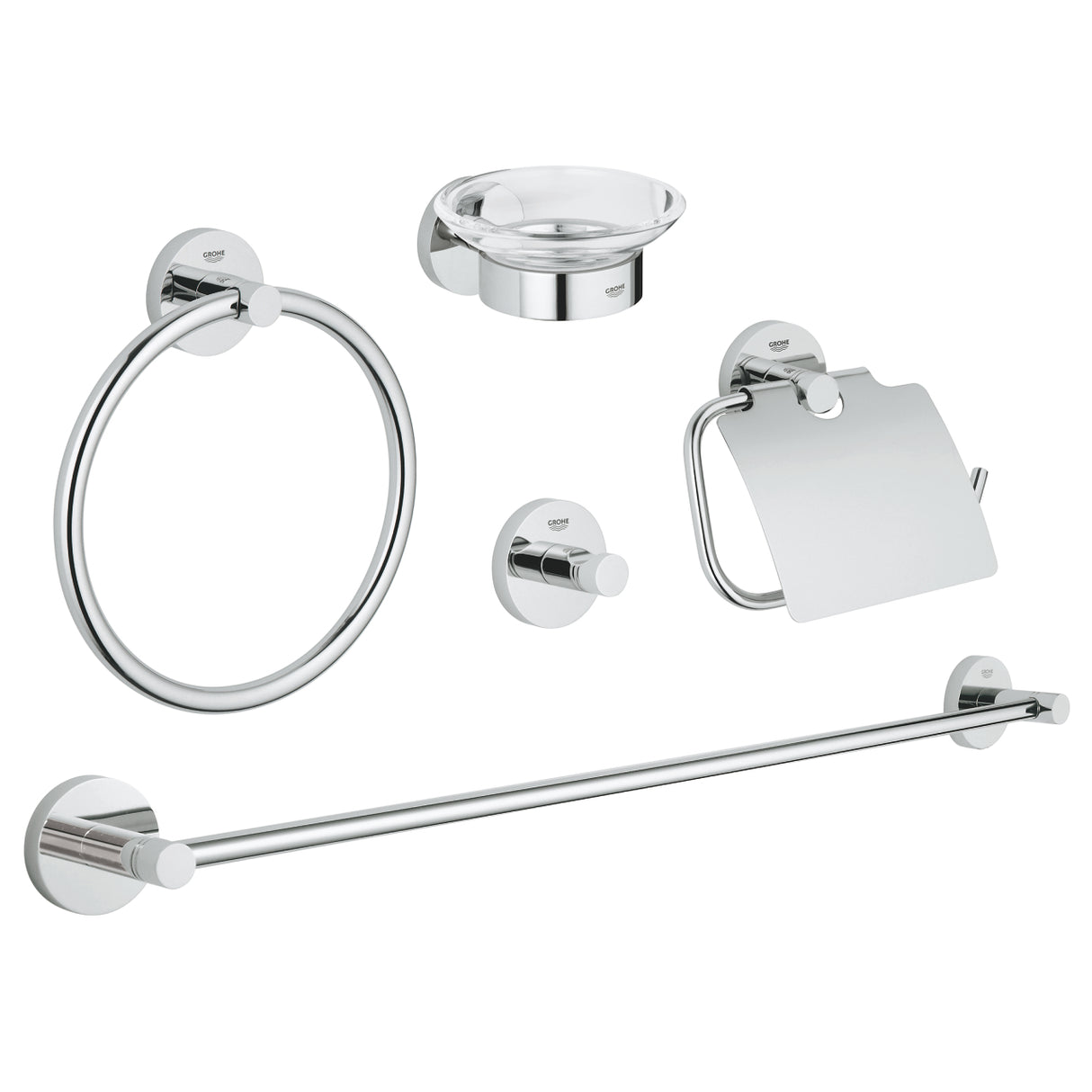 GROHE Essentials Accessories 5-Piece Set 40344001