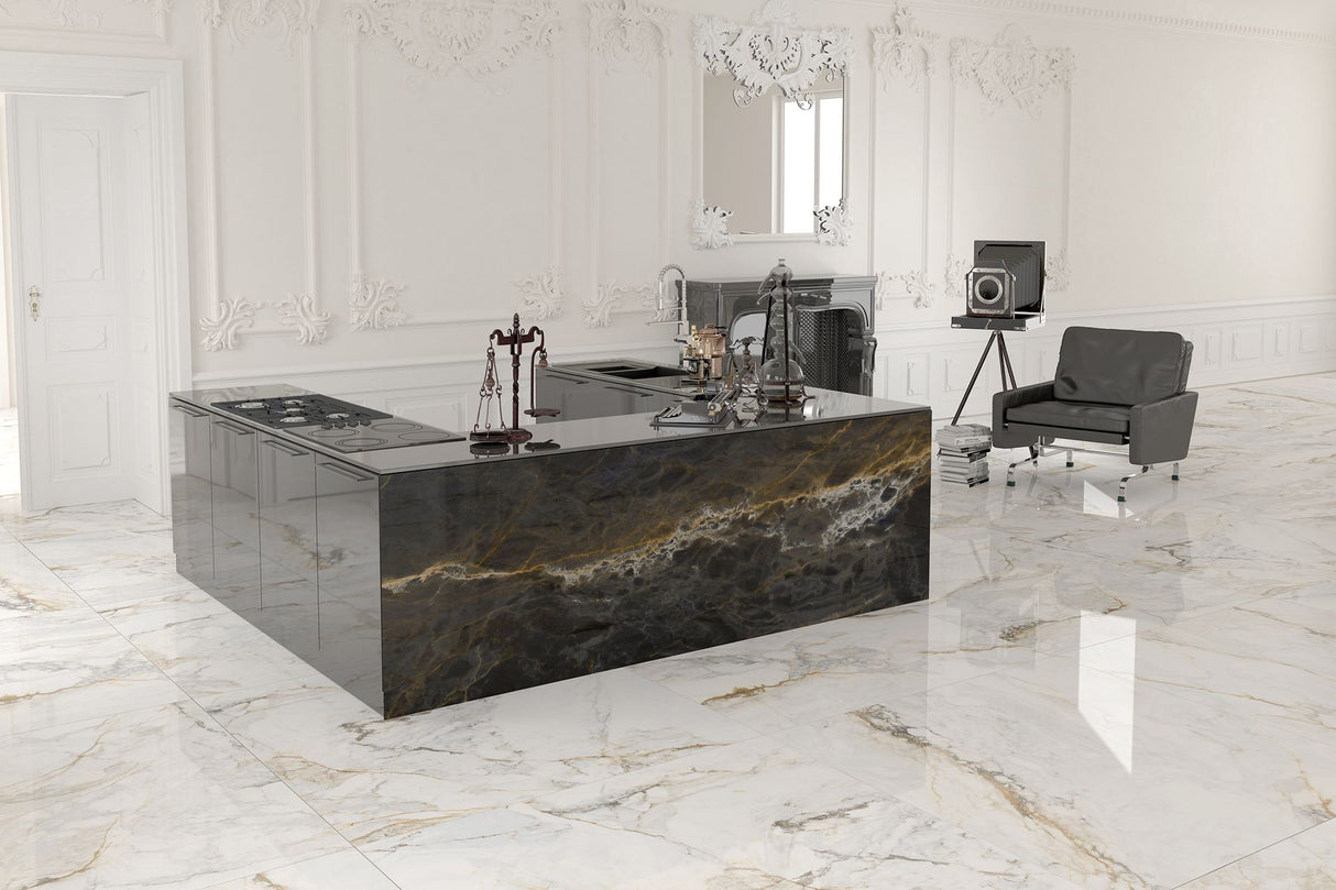 بلاط كالاكاتا الذهبي المصقول