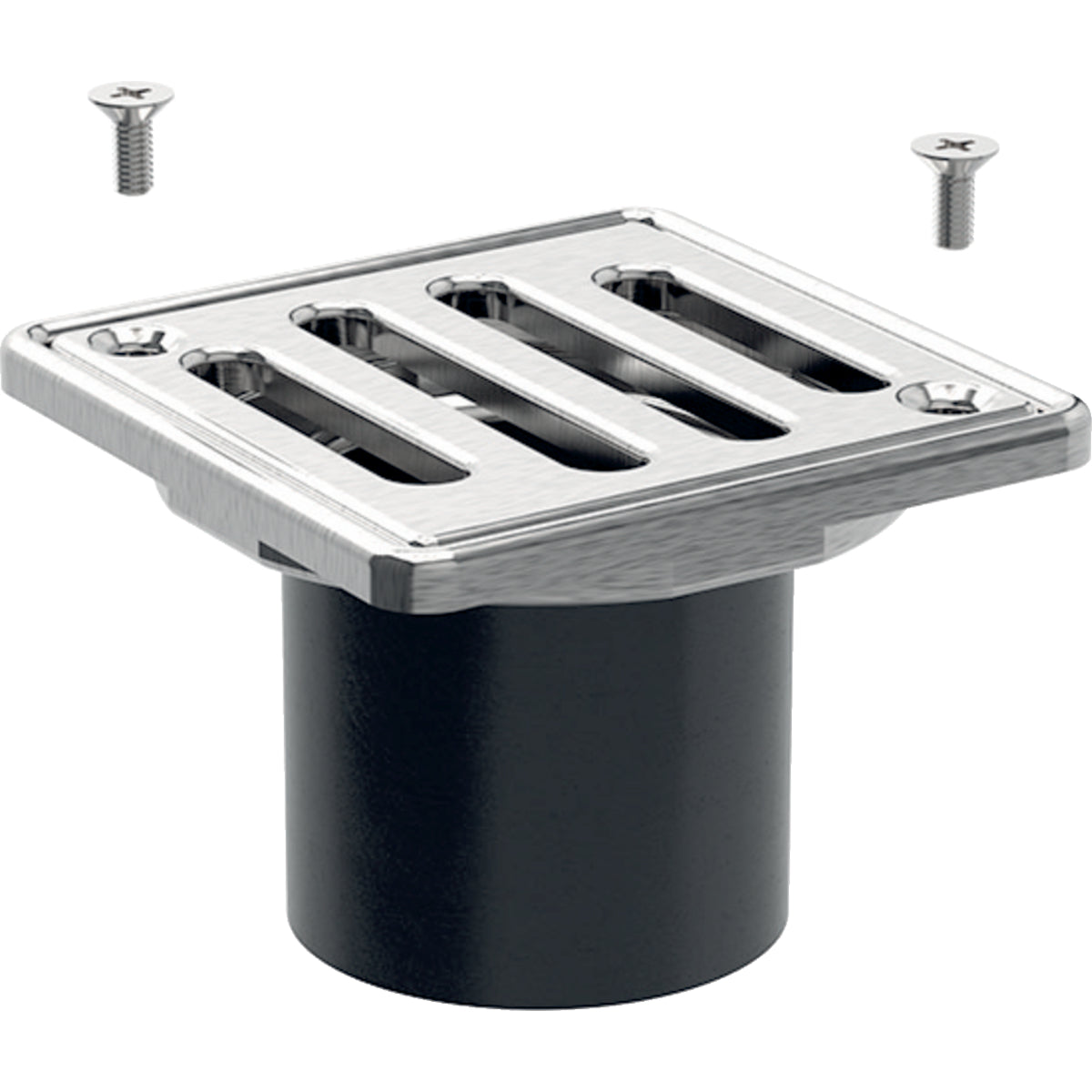 Screwable Square Grate 80 mm – Geberit 154.310