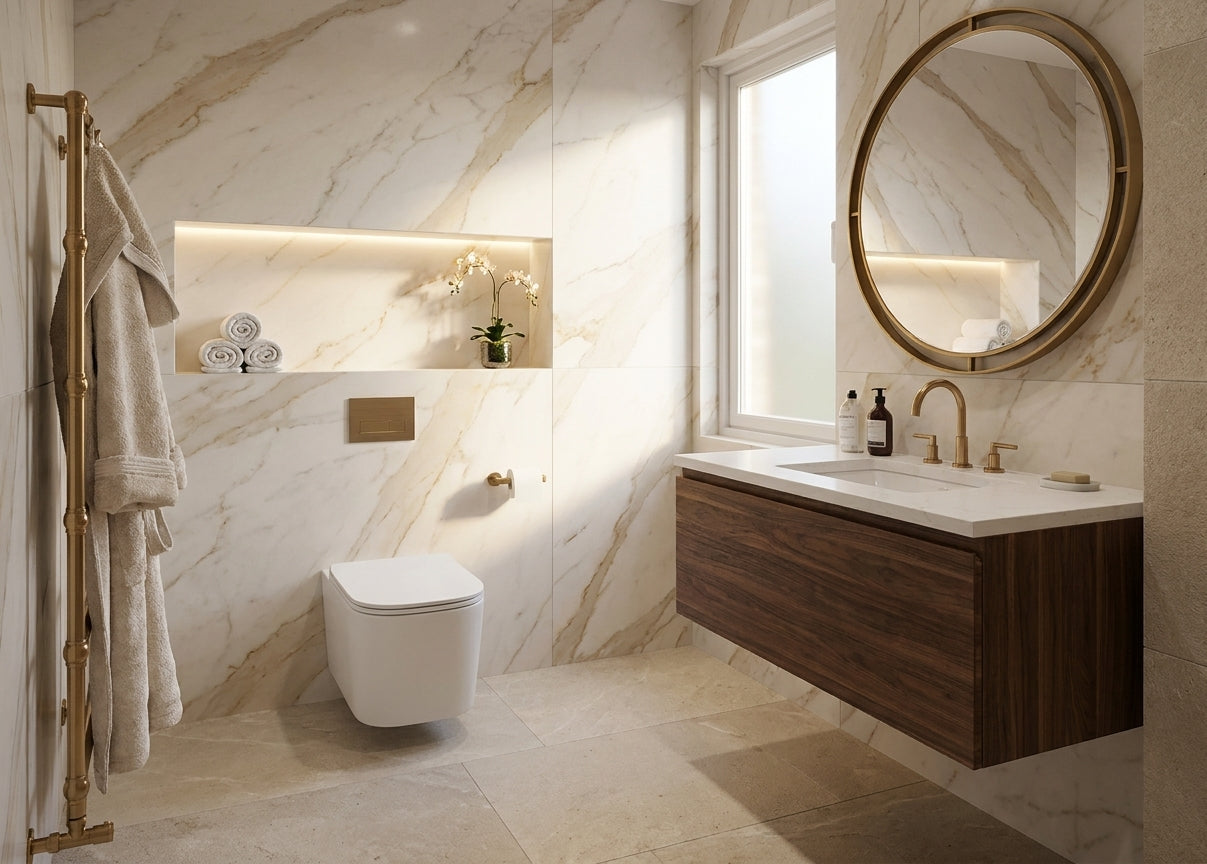 Wall Hung Toilet (P-trap 180mm UF Seat Cover) 505*350*360 - White