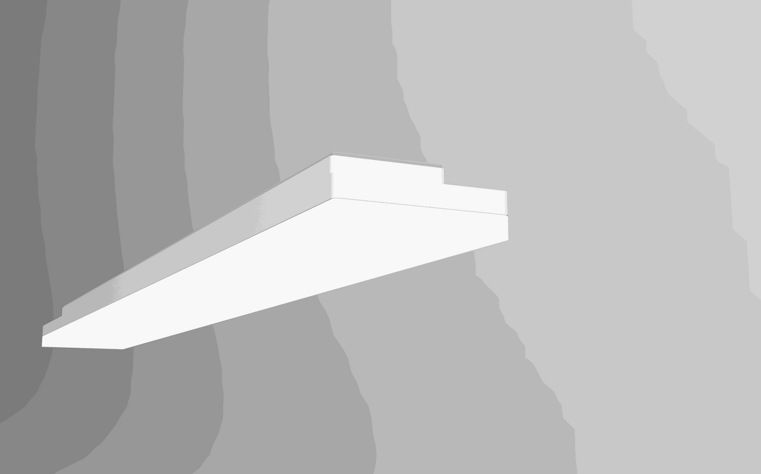 GLM-PLS128C LED Linear Light L1155*W130*H57mm 3 Colors - White Body IP54