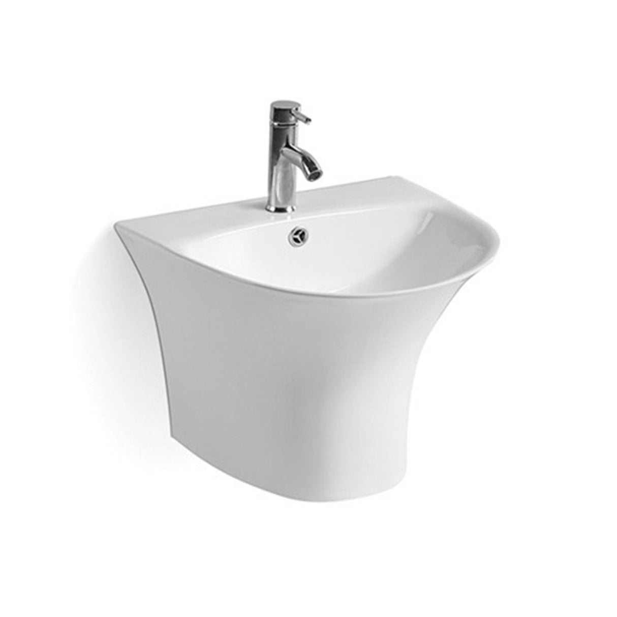 Wall-Hung Basin BX-014 (585×420×490mm):