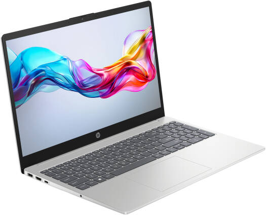 HP 15-fd0558nia Laptop, 15.6" Full HD Display, Intel Core i7-1355U Processor, 8GB RAM, 512GB SSD, Intel Iris X Graphics, Free DOS, English Keyboard, Natural Silver