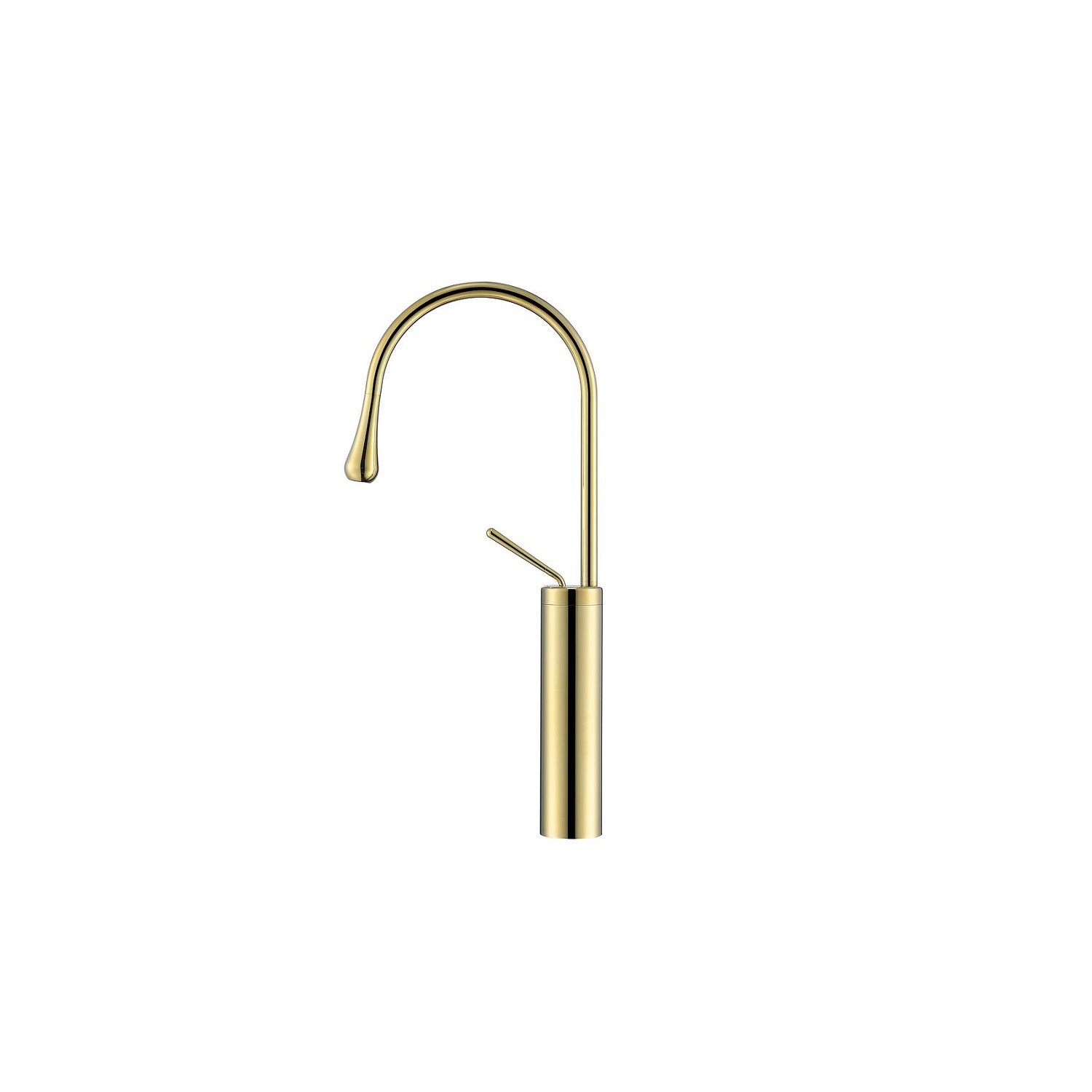 Brushed Gold High-Leg Basin Mixer NH21003BG – Premium Tall Bathroom Tap