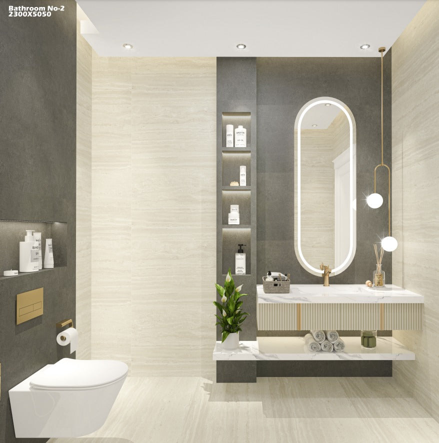 1200*1800 WB-Travertine Vain Beige (Authentic) (2,4.32)