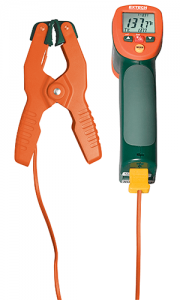 Extech 42515-T Wide Range IR Thermometer with Type K input and Pipe Clamp QATAR