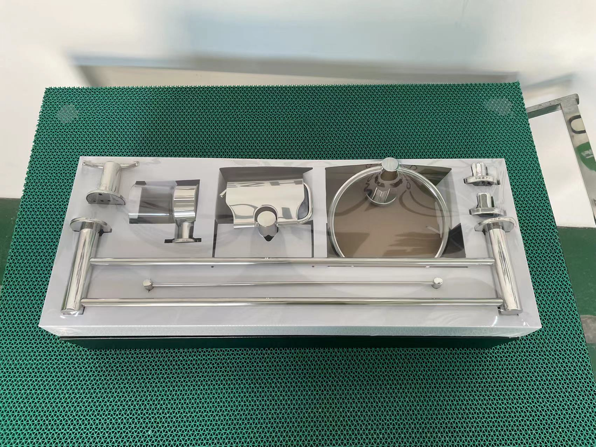 5-Piece Chrome Bathroom Accessories Set G083085”