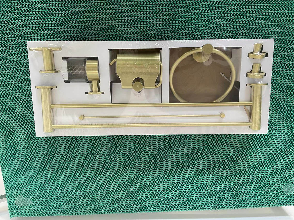 Bathroom Accessories Set 5 pcs G083087 (Brushed Gold)