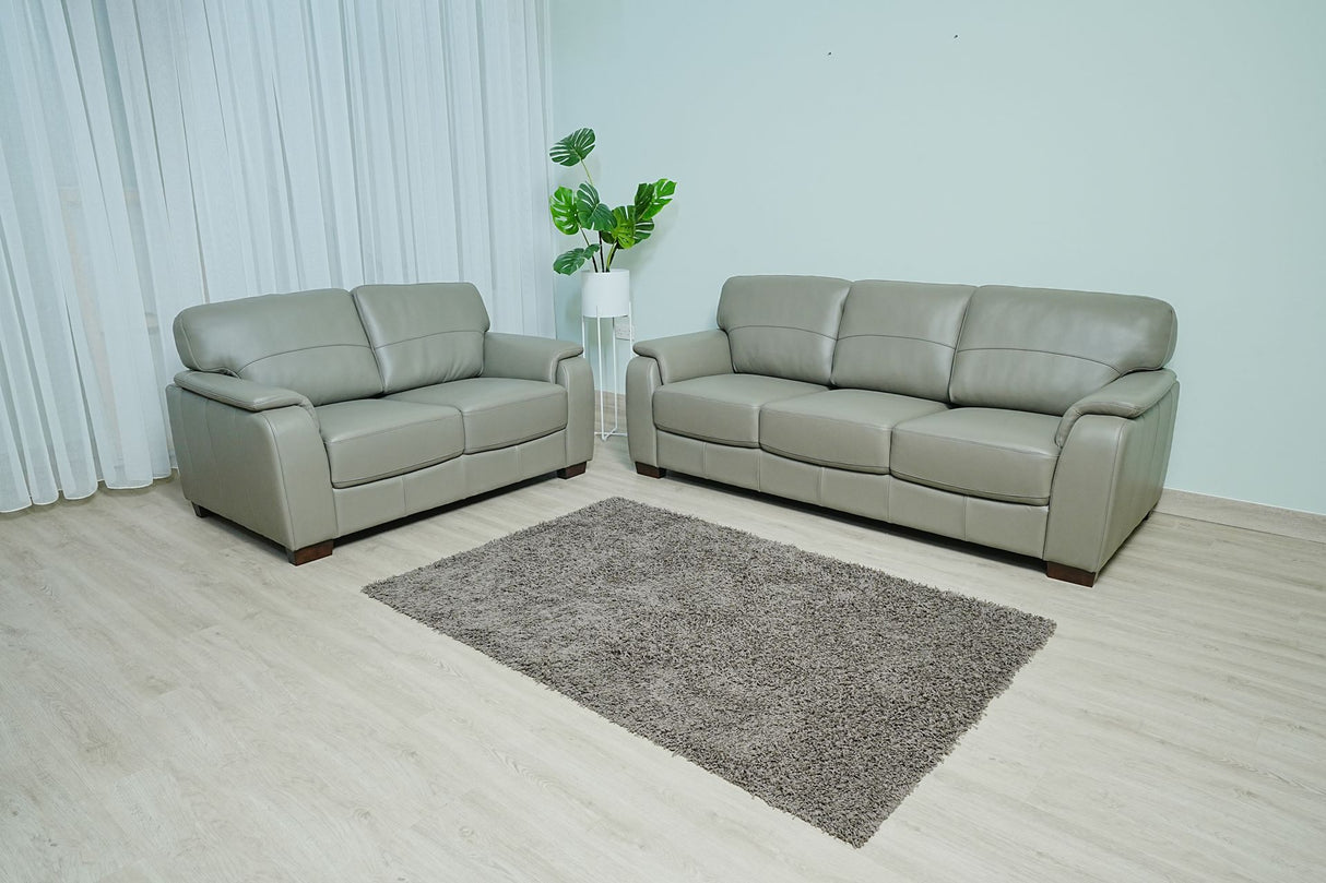 Full Leather Sofa Set