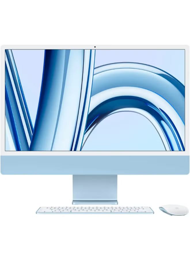Apple iMac 24-inch M3, 8GB RAM, 256GB SSD – Blue