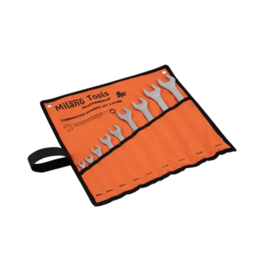 Combination Spanner 9 Pcs Set 6-24 Mm