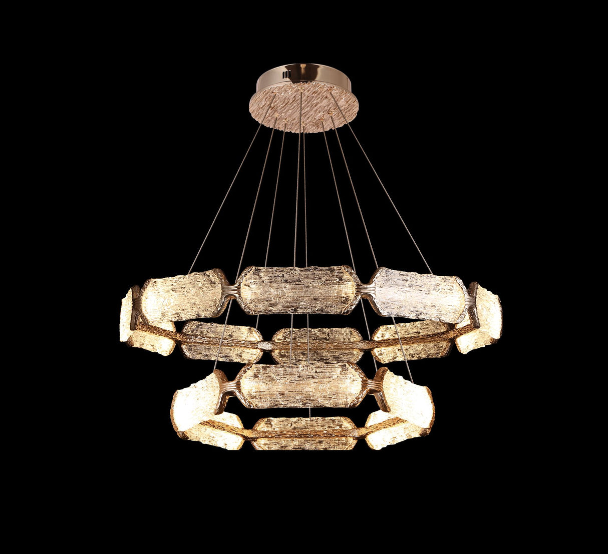 Pendant Light 77092 GD D952+D927 H380 2R 3000K