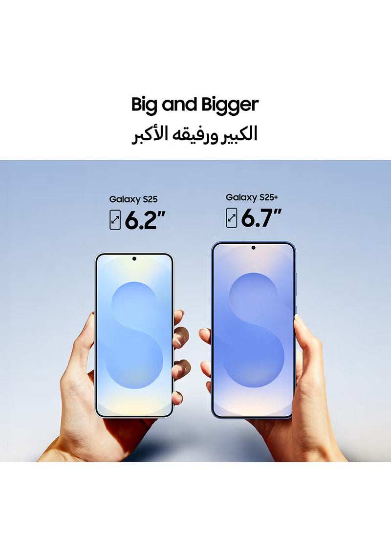 Galaxy S25 Plus AI Dual SIM Silver Shadow 12GB RAM 256GB 5G - Middle East Version