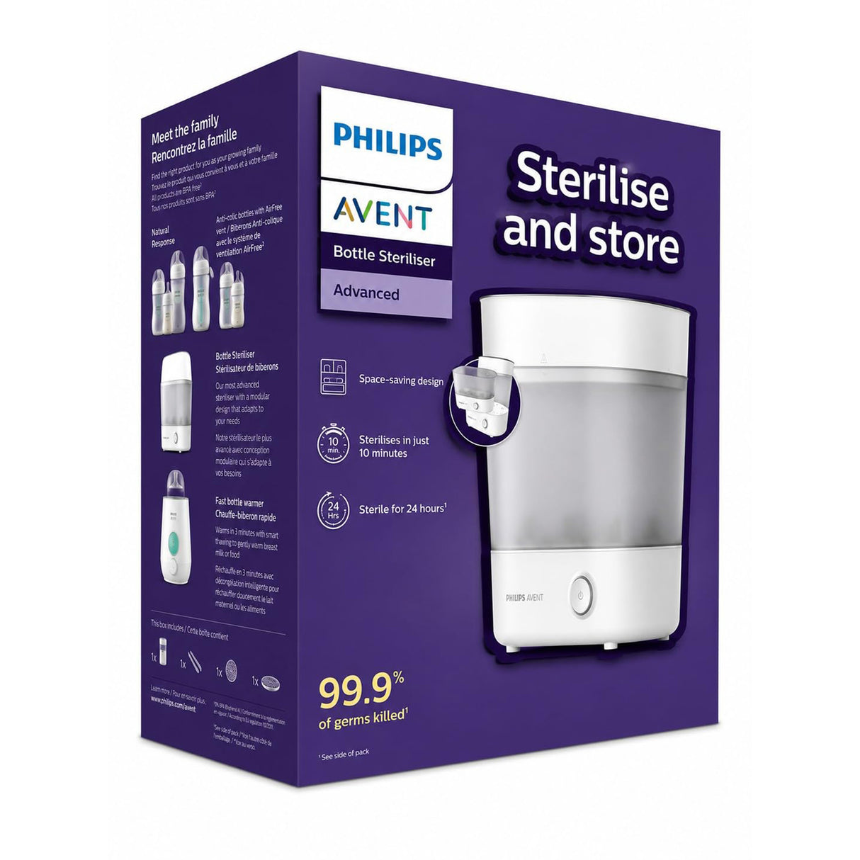 Philips Avent SCF291/00 3-in-1 Baby Bottle Sterilizer