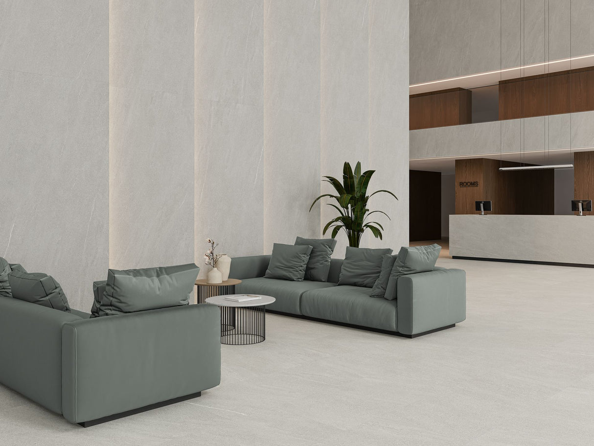 Tile-Porc. Halton Grey Mate Rect