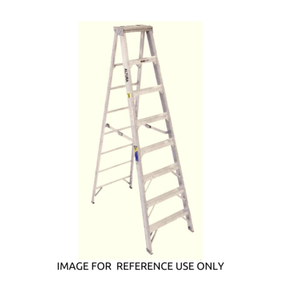 A-Type Ladder Aluminum Single Sided 8 Steps