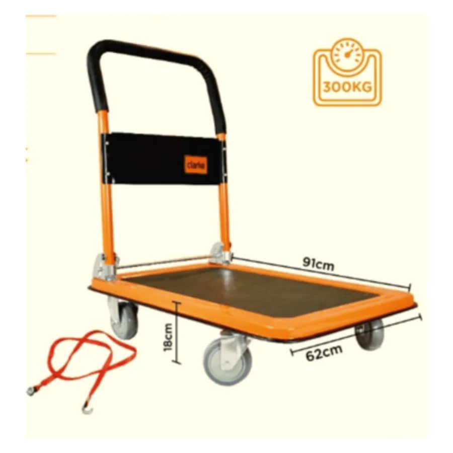 Platform Trolley Metal Base 300Kg 91x18x62cm
