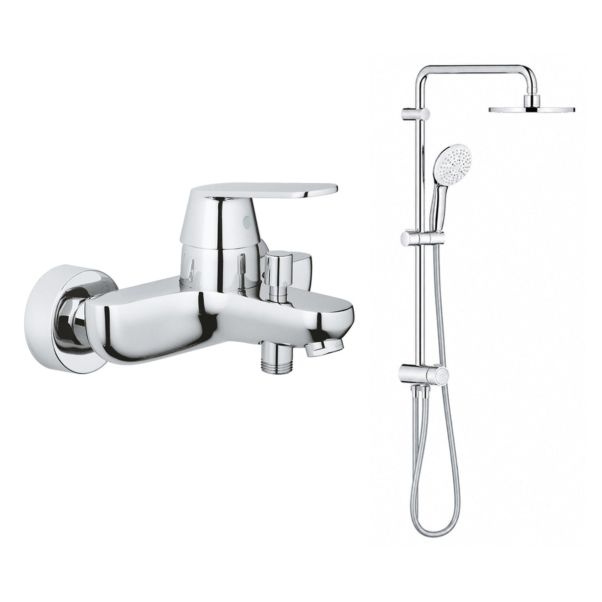 GROHE Tempesta 200 Shower System with Diverter, 620mm Rail combo