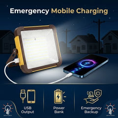 Type-C Charging HTO-1004 Three Light Source Floodlighting