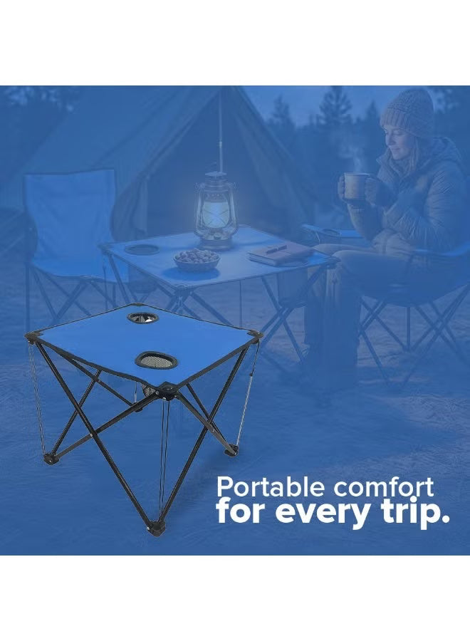 Toby’s Foldable Camping Table 03 – Lightweight Aluminium Portable Outdoor Picnic Table with Carry Bag