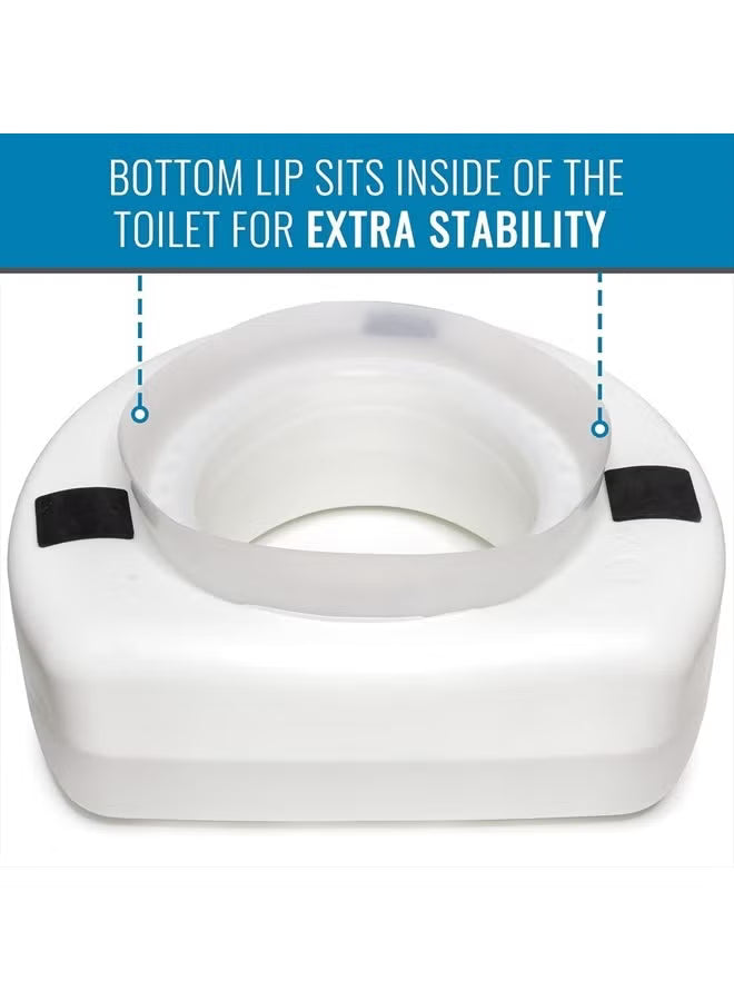 Raised Toilet Seat Riser – Standard Round Toilets