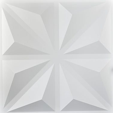 3D PVC Wall Panel – Matt White (D017)