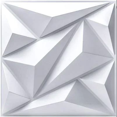 3D PVC Wall Panel – Matt White (D137)