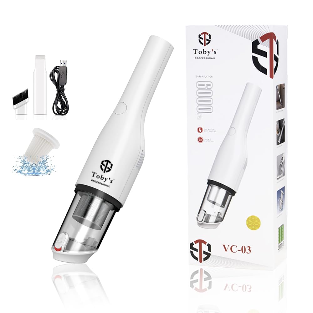 Tobys VC-03 Wireless Handheld Vacuum Cleaner for Home & Car