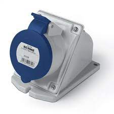 Scame Wall Socket 2P+E, Angled 32A 250VAC Qatar