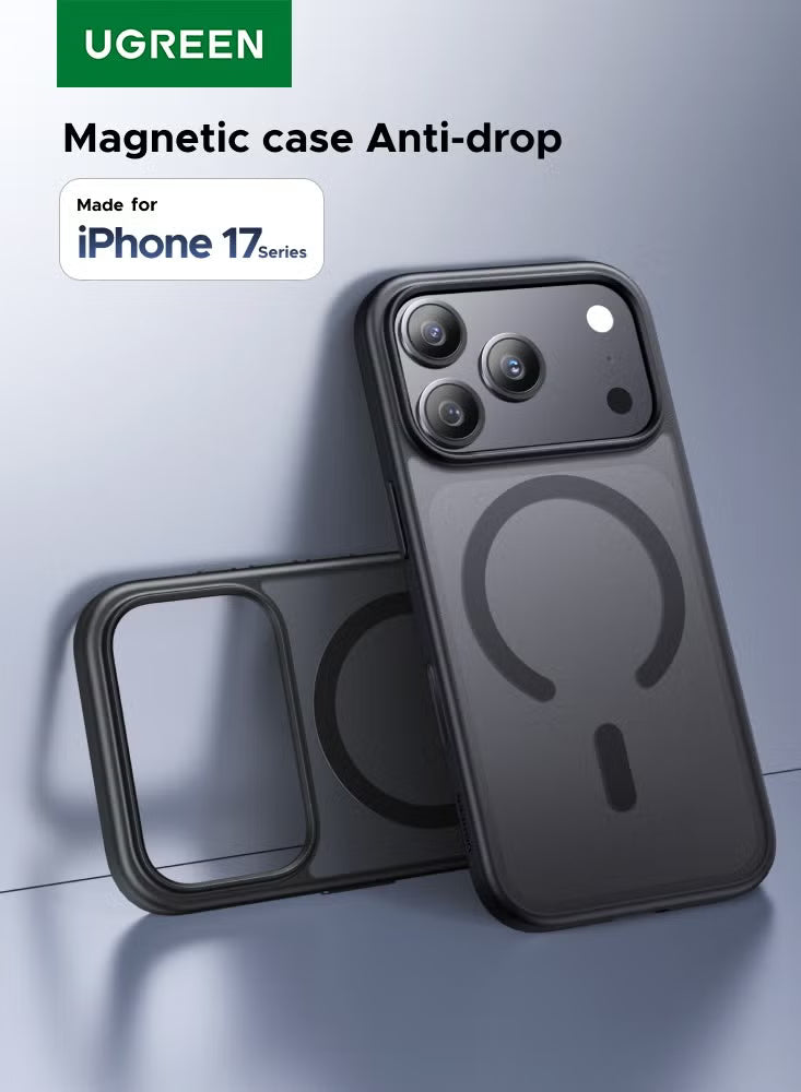 iPhone 17 Pro Max Case Magsafe Strong Magnet Metal Camera Button 17 Pro Max Case Military-Grade Protection Scratch-Resistant iPhone 17 Pro Max Cover Matte Anti-Slip Compatible with Magsafe Accessory