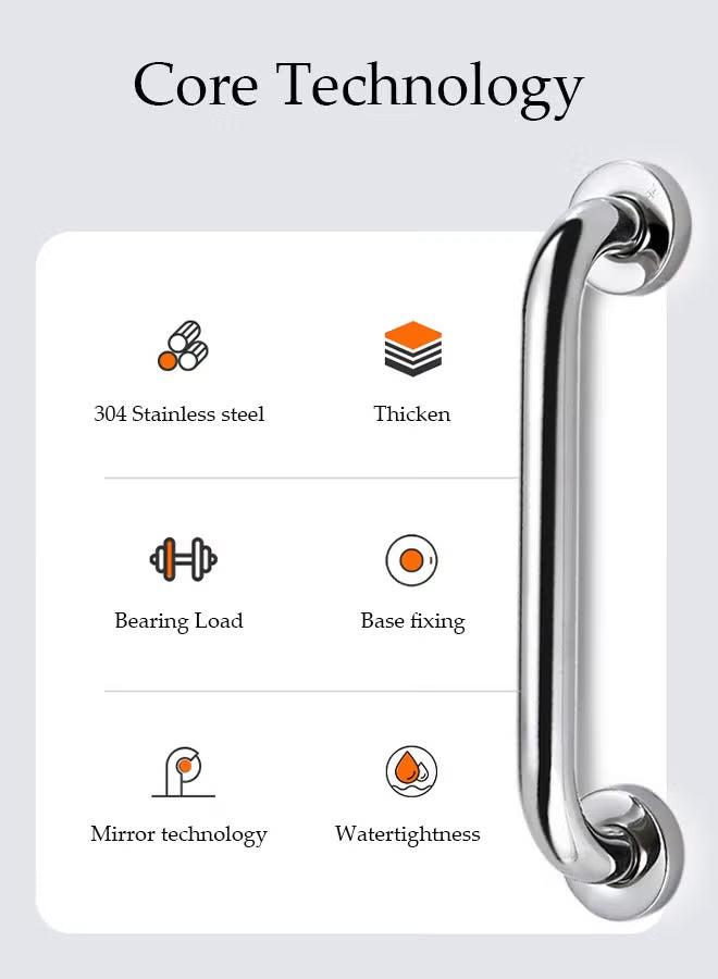 Stainless Steel Bathroom Grab Bar