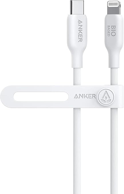 Anker 542 USB C TO Lightning Cable 3FT (A80B1H21) - White