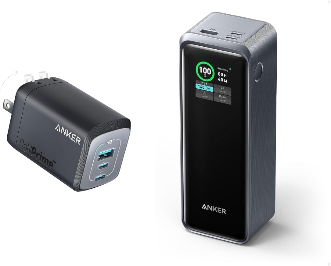 Anker 100W Charging Base For Anker Prime Power Bank (A1902211) -Black