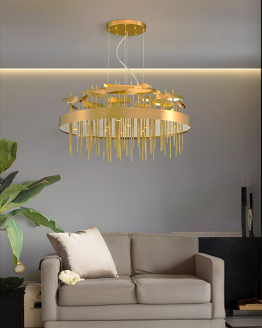 Pendant Lamp - 8109P/R Brass D800 LED 27W