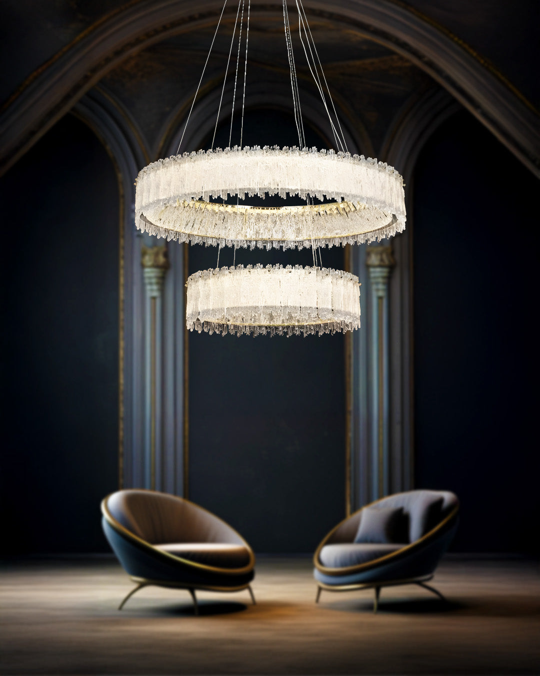 Pendant Light 7033 GD Ø800 H150 K9 Crystal