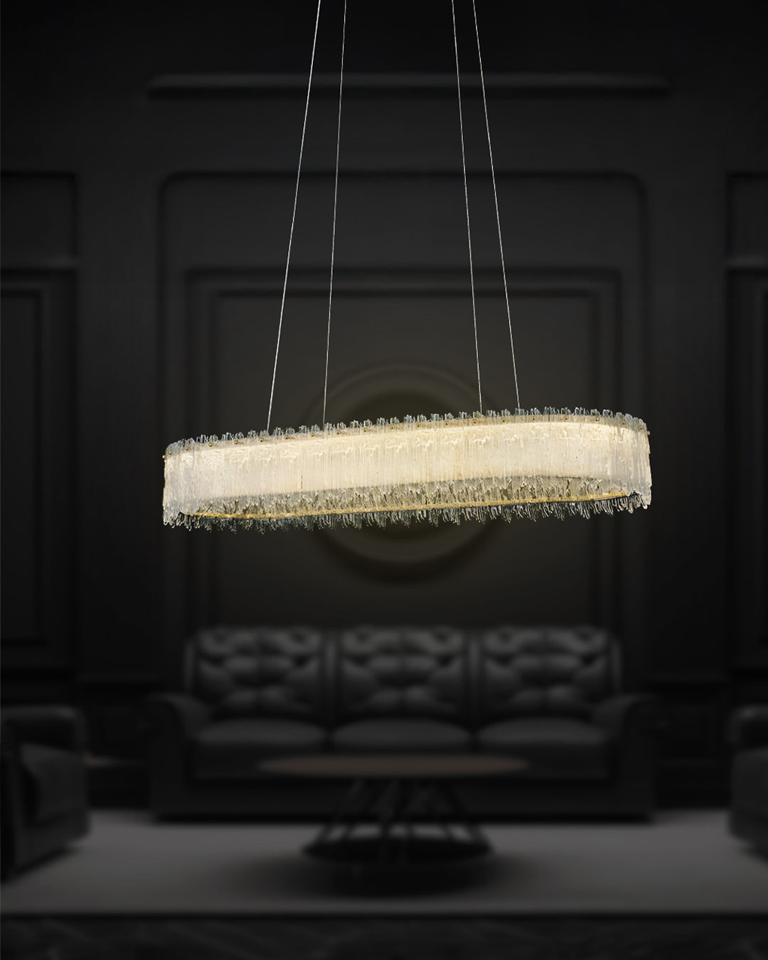 Pendant Light - 7033 - L1200*W350*H290 K9 Crystal - Gold