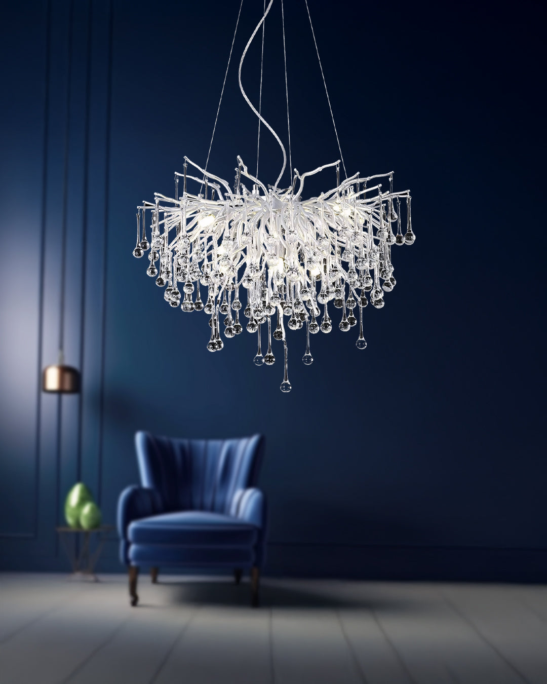 Chandelier - OMG0826-D80 3000K Silver