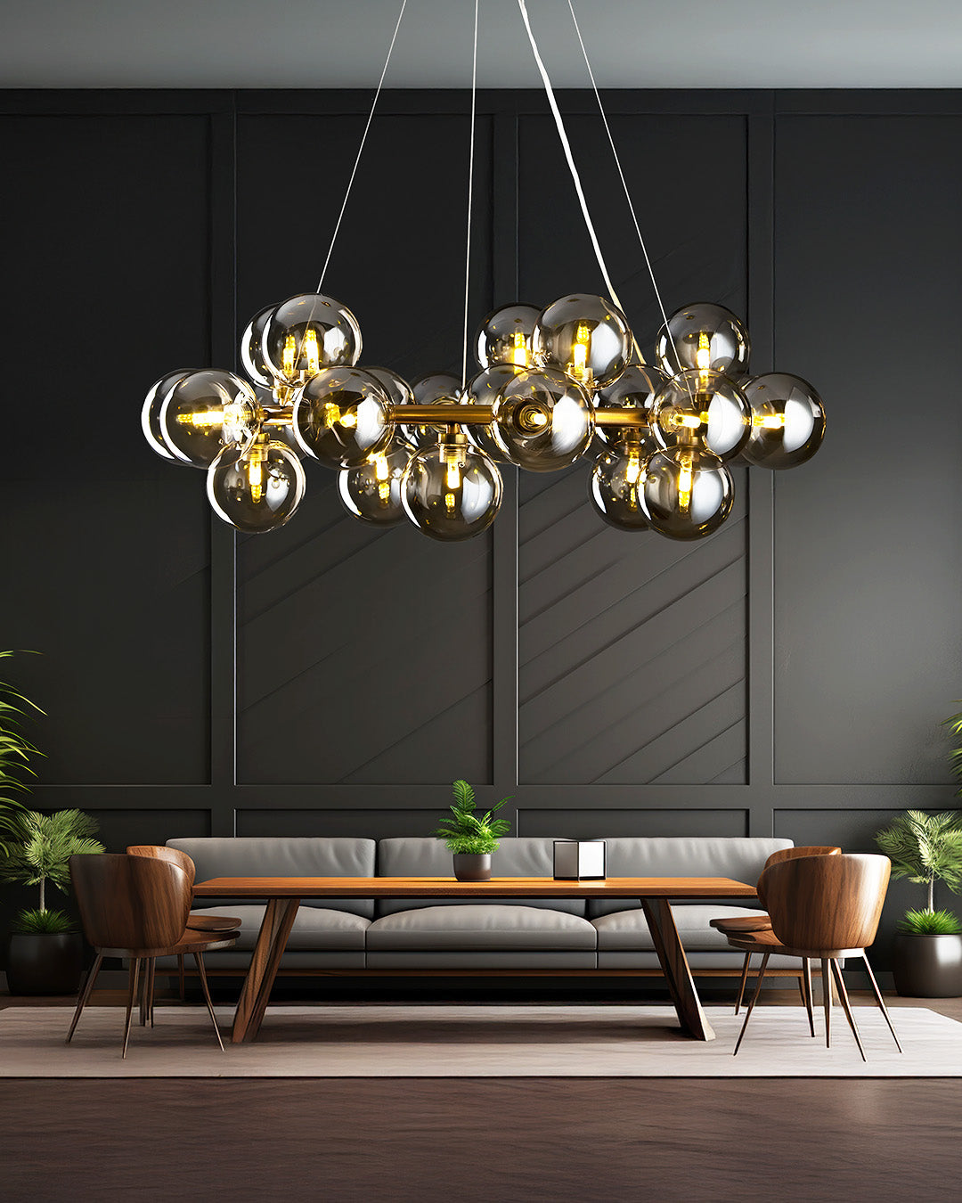 Hanging Lights - OMG0906-D80*H120cm - Gold