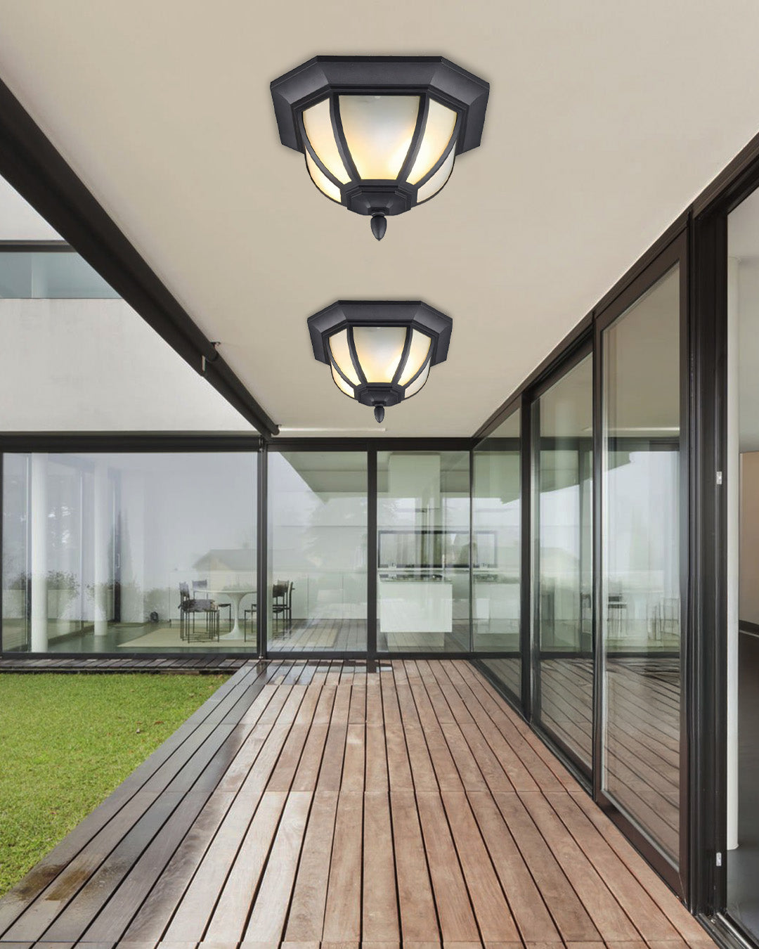 Outdoor Light 5616 E27*2 - WHITE