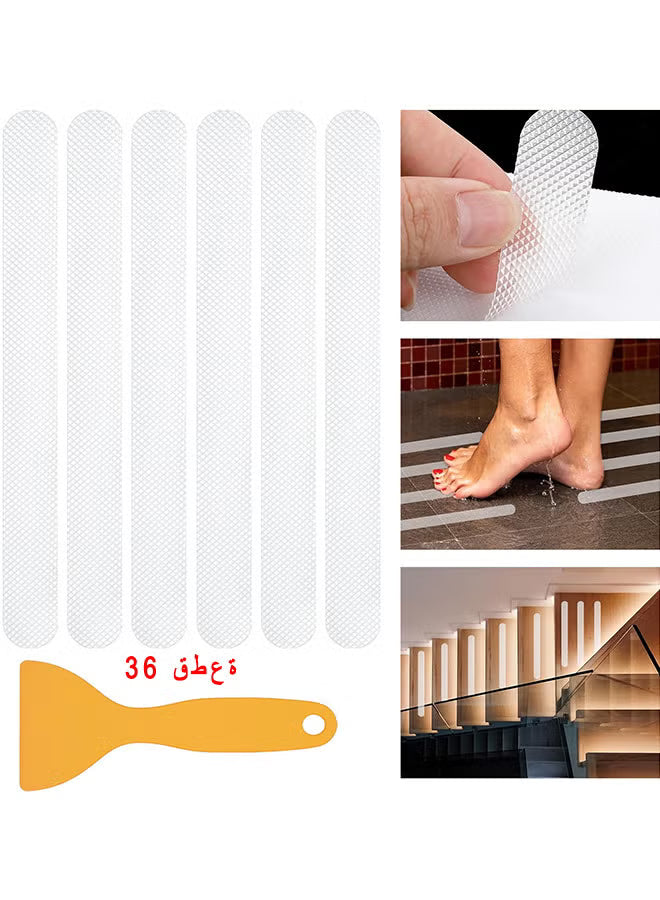 Transparent Non-Slip Strip Stickers
