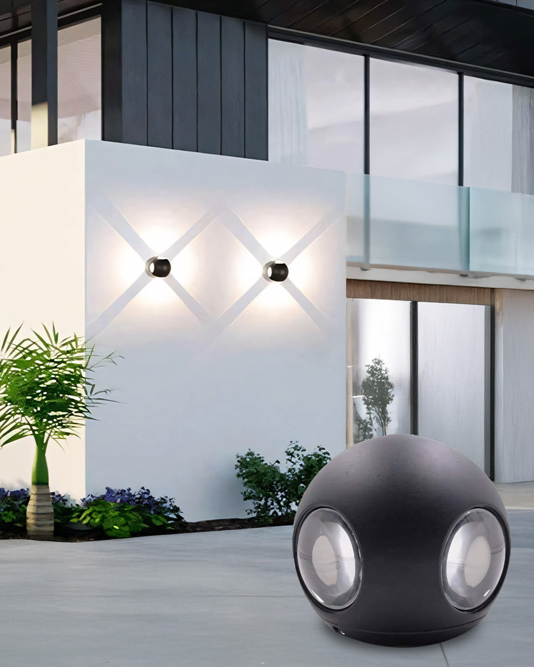 WK2686/GR-6W Outdoor Light 3000K