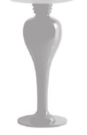 Midas 5550AB White Resin Underbasin Pedestal